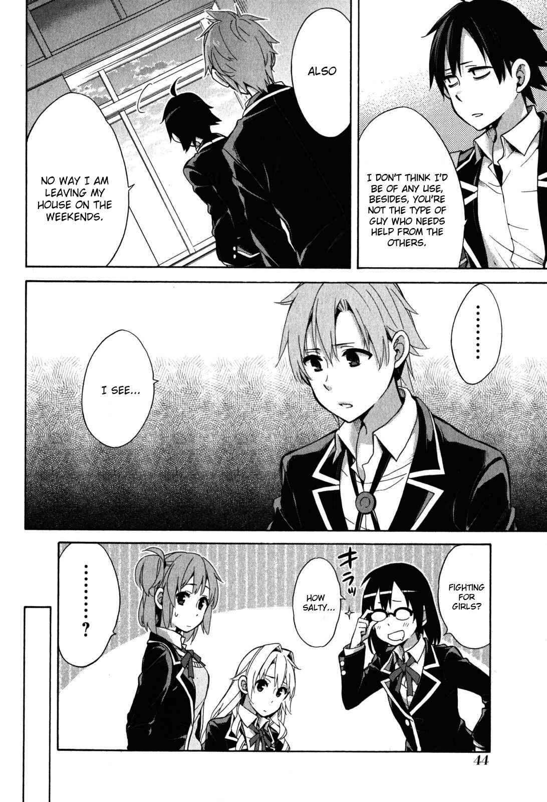 Page 7 Chapter 32 Yahari Ore no Seishun Love Come wa Machigatteiru.: Monologue