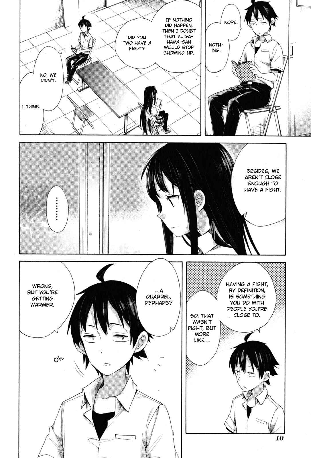 Page 13 Chapter 12 Yahari Ore no Seishun Love Come wa Machigatteiru.: Monologue