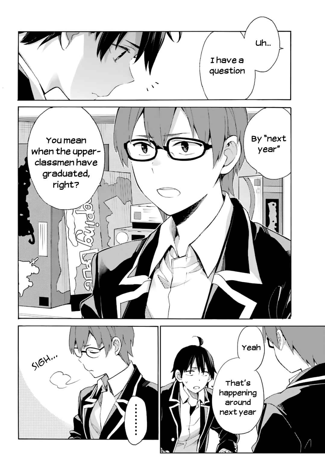 Page 11 Chapter 84 Yahari Ore no Seishun Love Come wa Machigatteiru.: Monologue