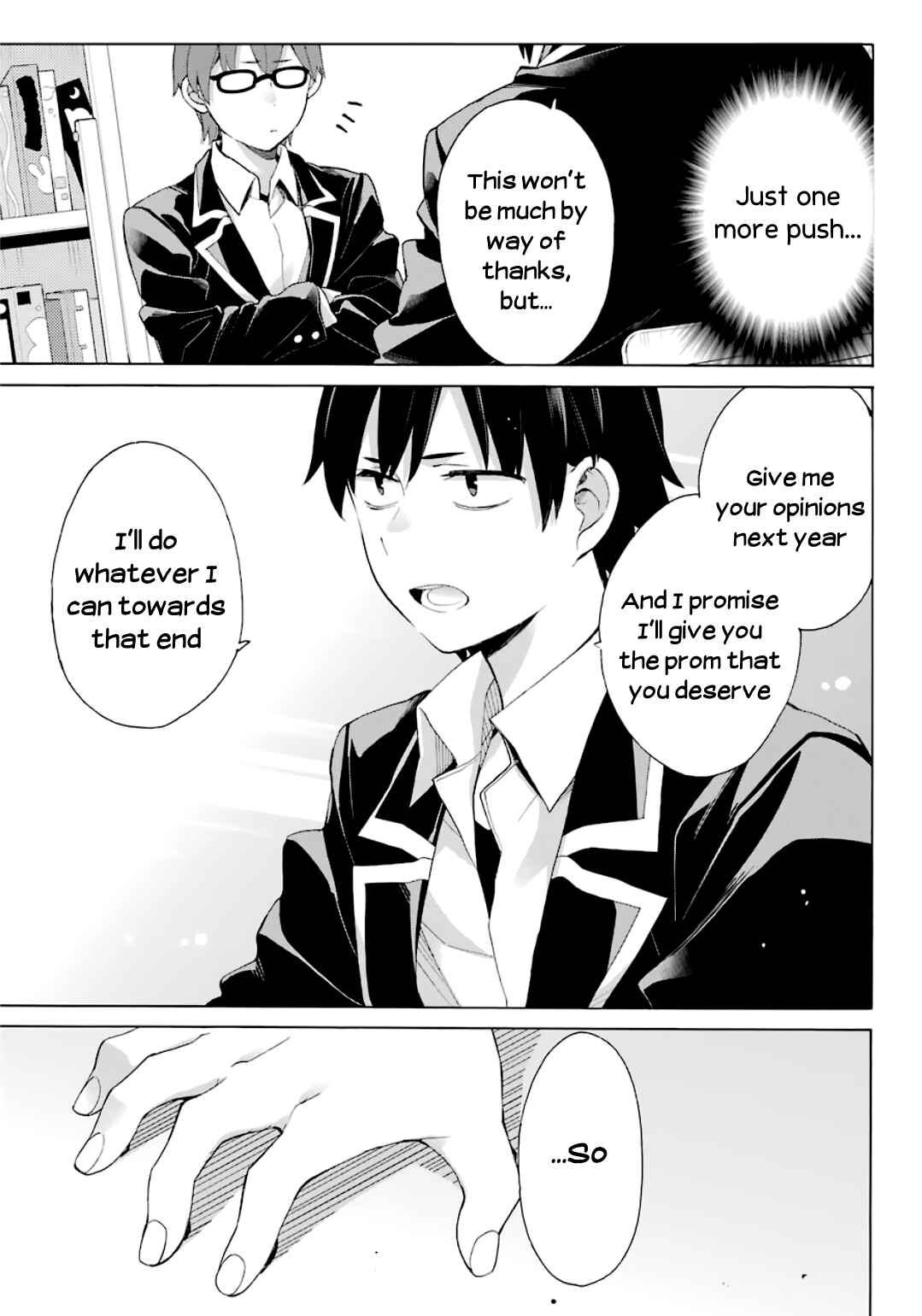Page 9 Chapter 84 Yahari Ore no Seishun Love Come wa Machigatteiru.: Monologue