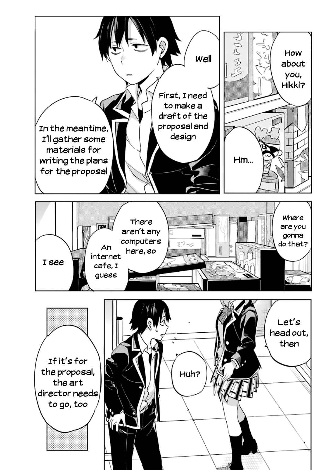 Page 14 Chapter 85 Yahari Ore no Seishun Love Come wa Machigatteiru.: Monologue