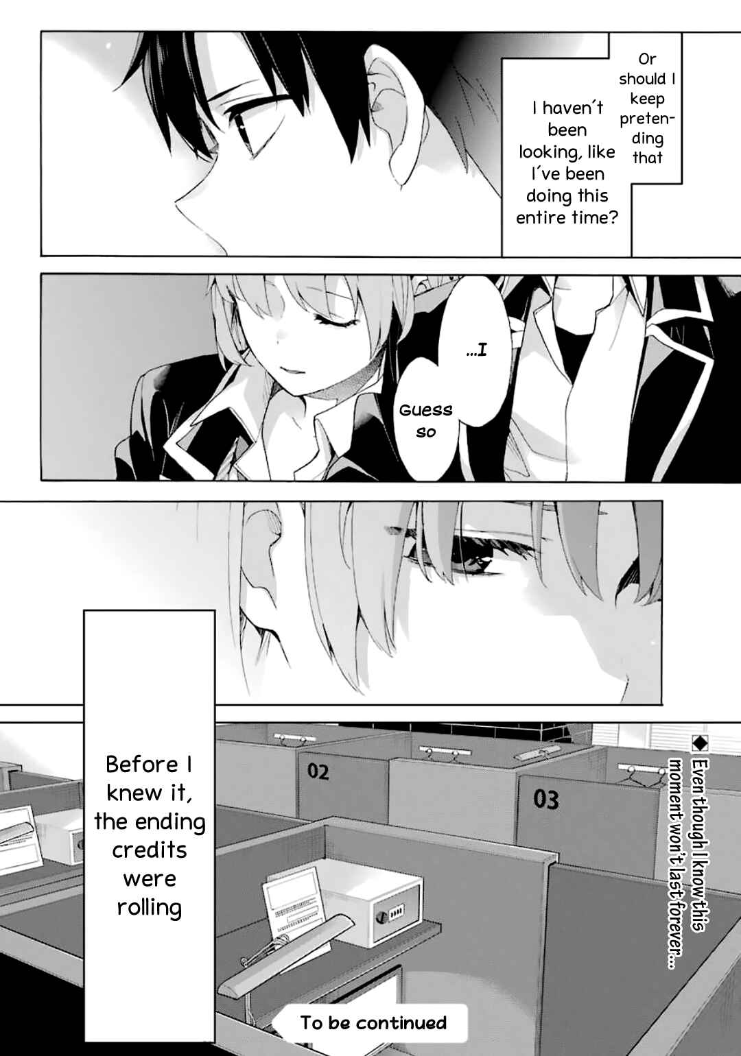 Page 27 Chapter 85 Yahari Ore no Seishun Love Come wa Machigatteiru.: Monologue