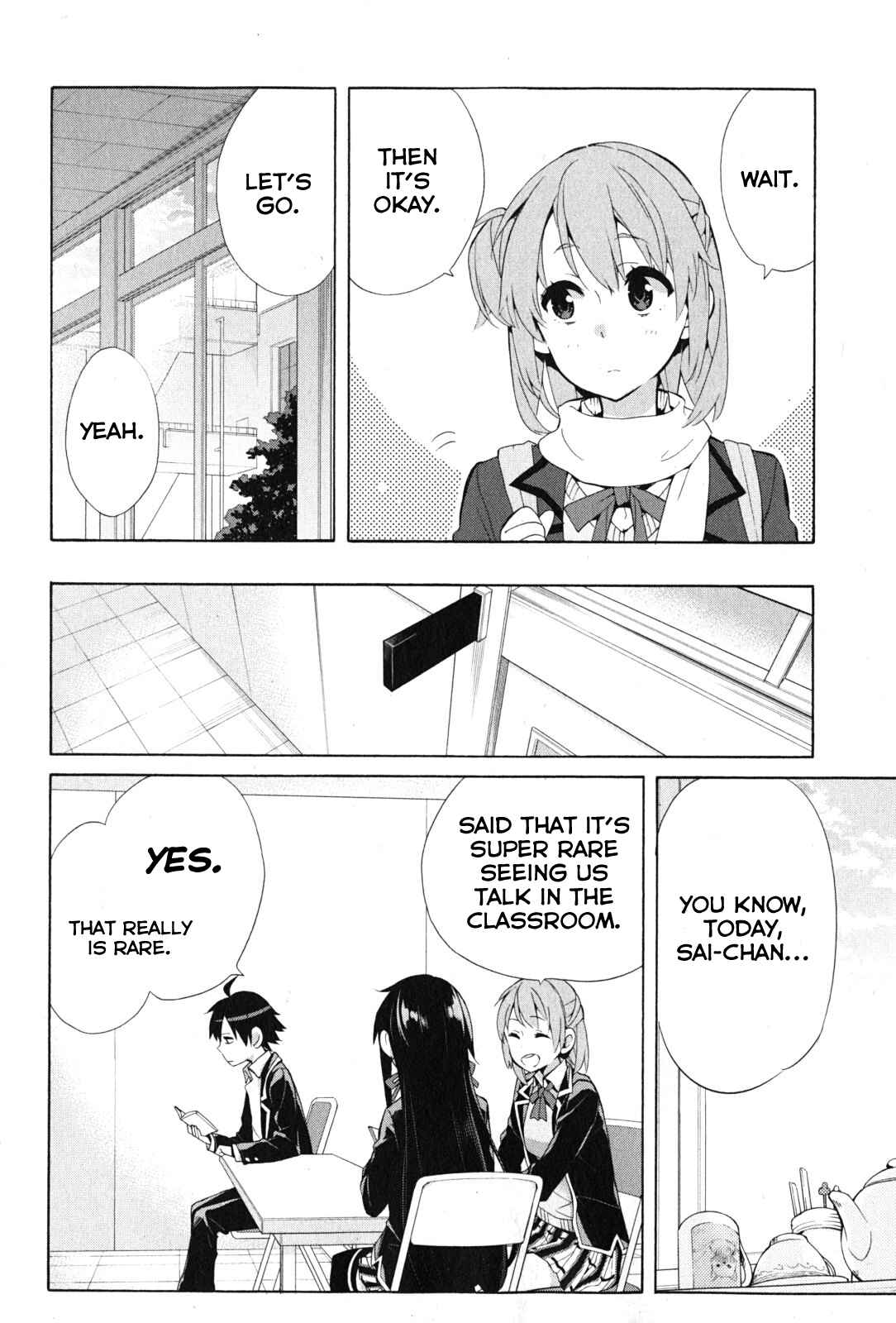 Page 12 Chapter 35 Yahari Ore no Seishun Love Come wa Machigatteiru.: Monologue