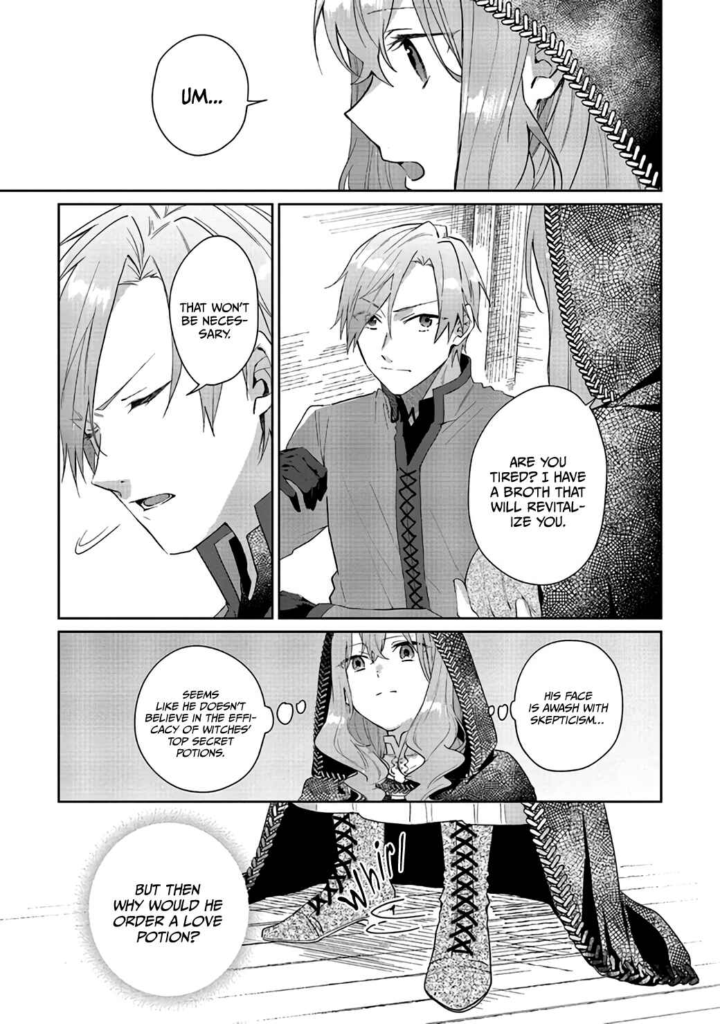 Page 24 Chapter 3 Doumo, Suki na hito ni Horegusuri wo Iraisareta Majo desu