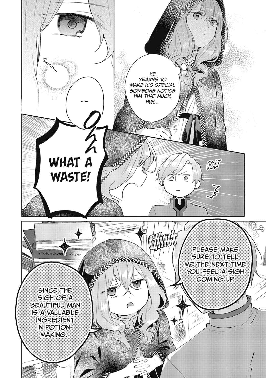 Page 22 Chapter 1 Doumo, Suki na hito ni Horegusuri wo Iraisareta Majo desu