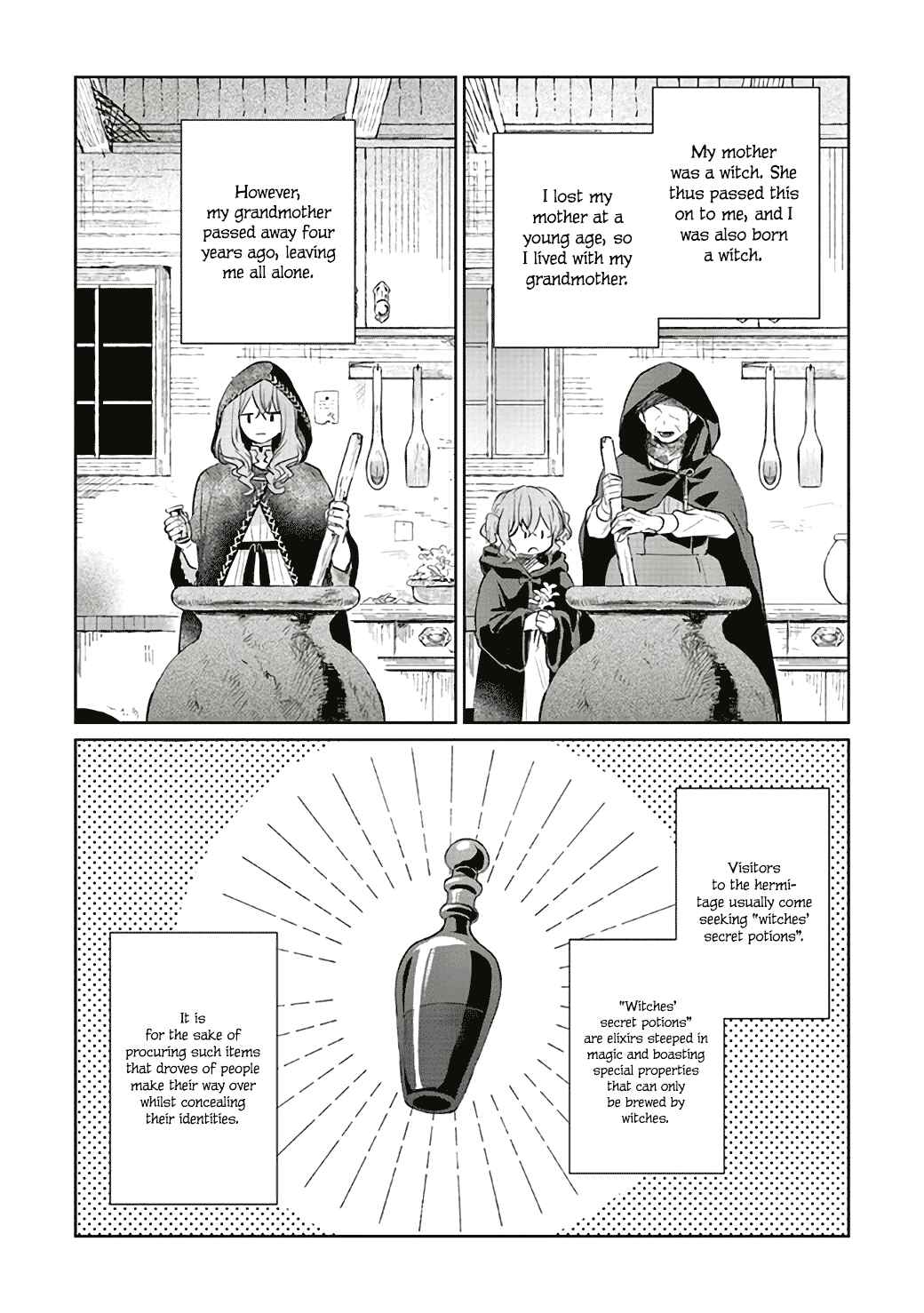 Page 4 Chapter 1 Doumo, Suki na hito ni Horegusuri wo Iraisareta Majo desu