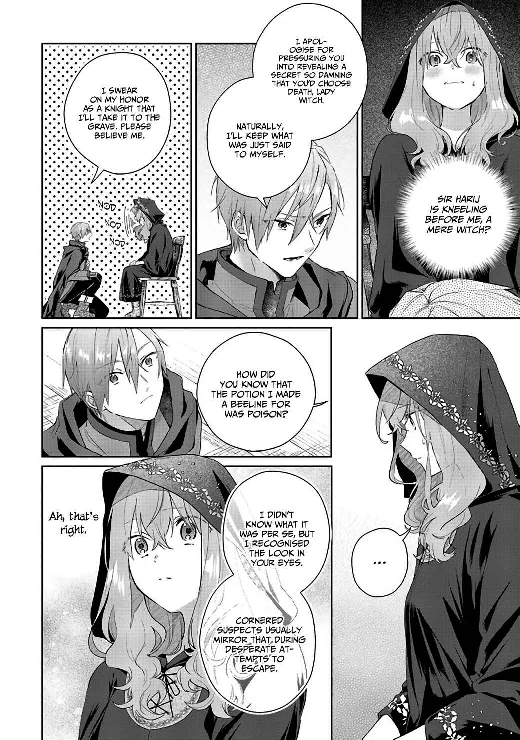 Page 28 Chapter 4 Doumo, Suki na hito ni Horegusuri wo Iraisareta Majo desu