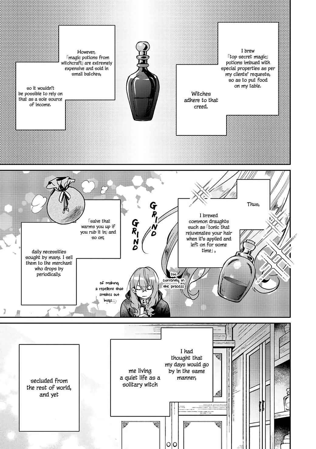 Page 4 Chapter 2 Doumo, Suki na hito ni Horegusuri wo Iraisareta Majo desu