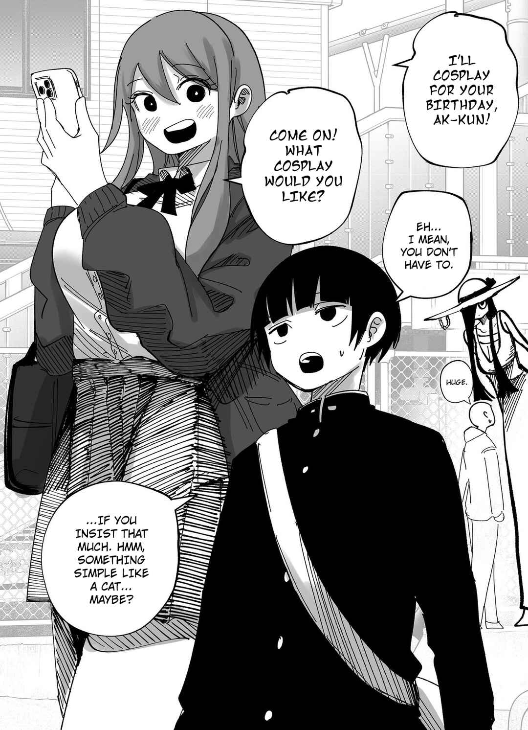 Page 1 Chapter 3 Hachishaku-sama VS Giant Woman