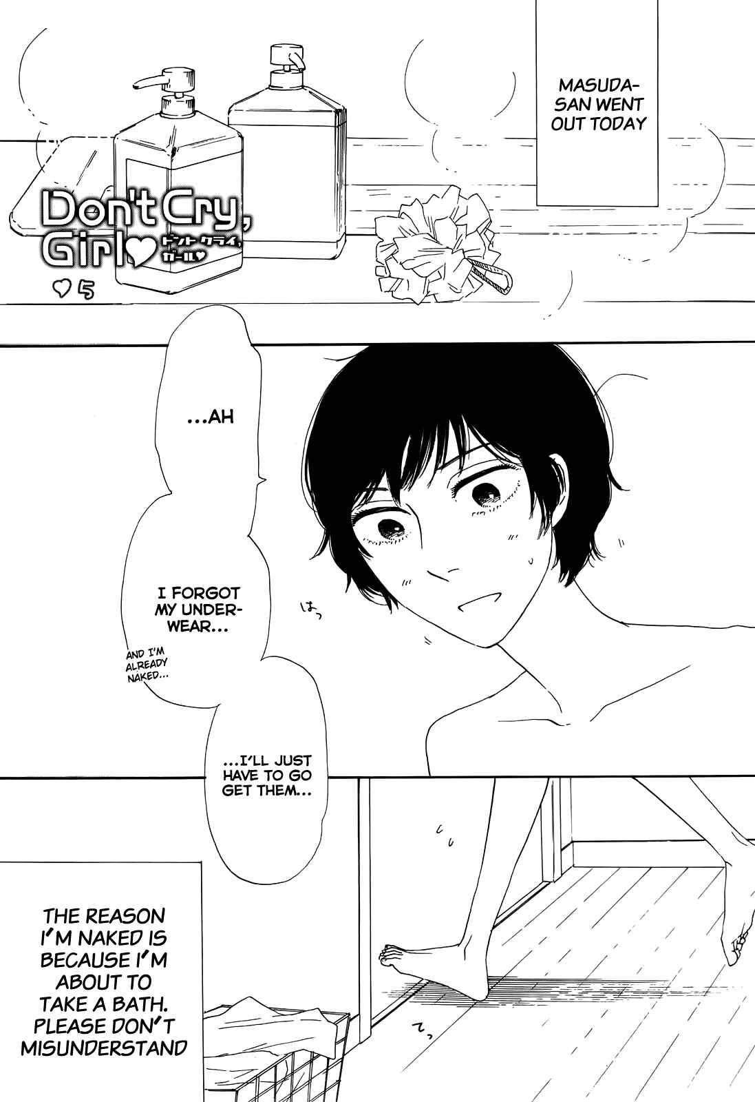 Page 1 Chapter 5 Dont Cry, Girl ♥