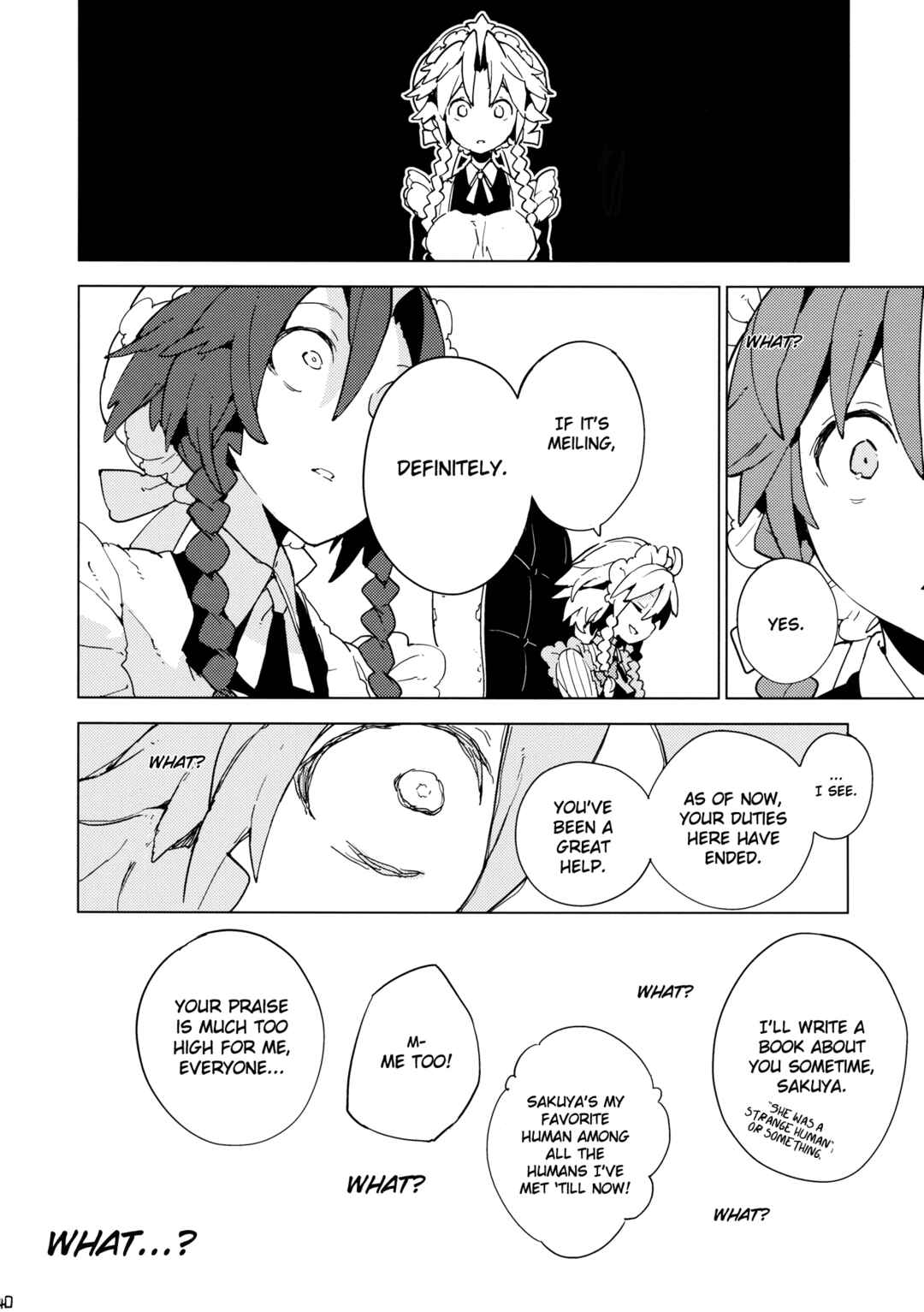 Page 39 Chapter Unknown_a794 Touhou - Moshi Kyou Watashi ga Shinda nara (Doujinshi)
