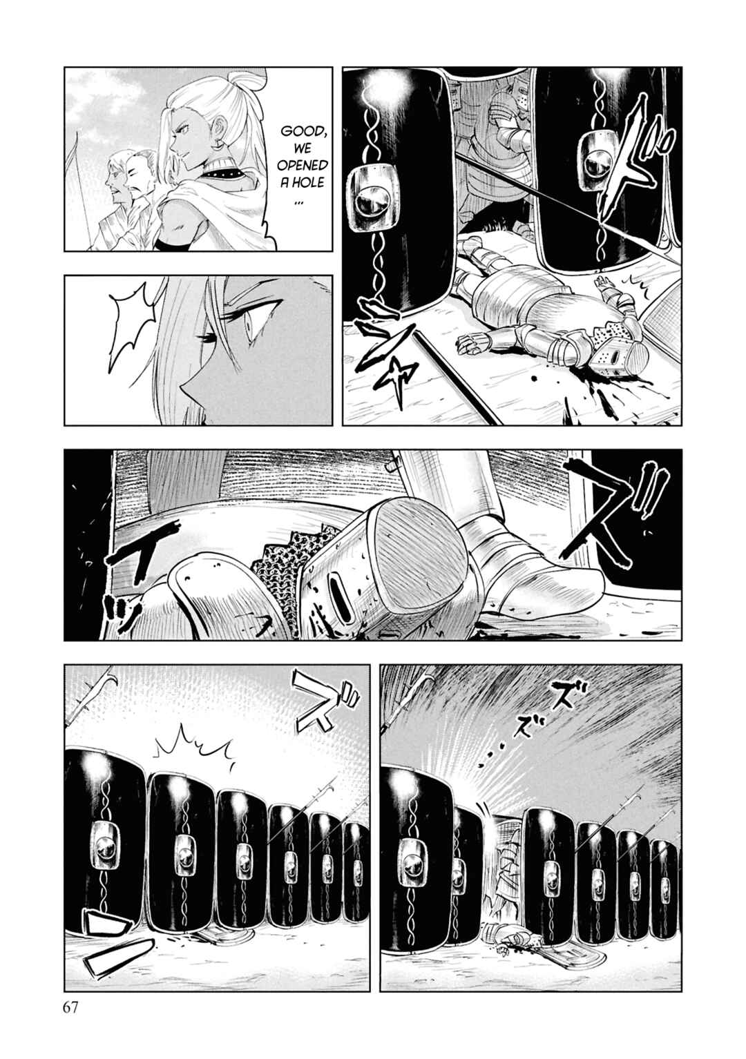 Page 8 Chapter 98 Oukoku e Tsuzuku Michi Dorei Kenshi no Nariagari Harem Life