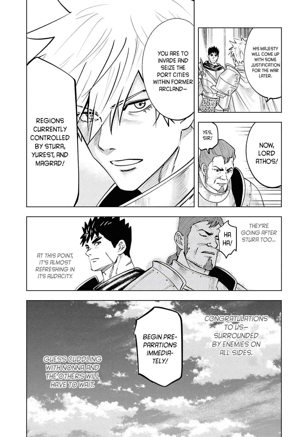 Page 9 Chapter 103 Oukoku e Tsuzuku Michi Dorei Kenshi no Nariagari Harem Life