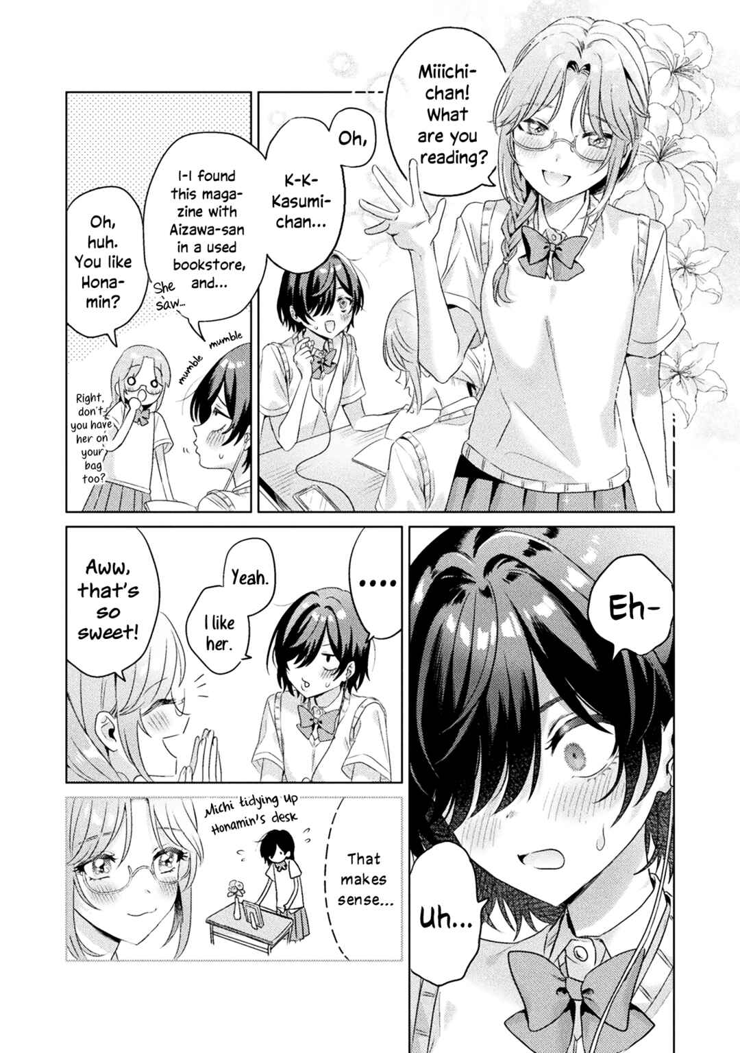 Page 10 Chapter 4 Mietemasu yo! Aizawa-san