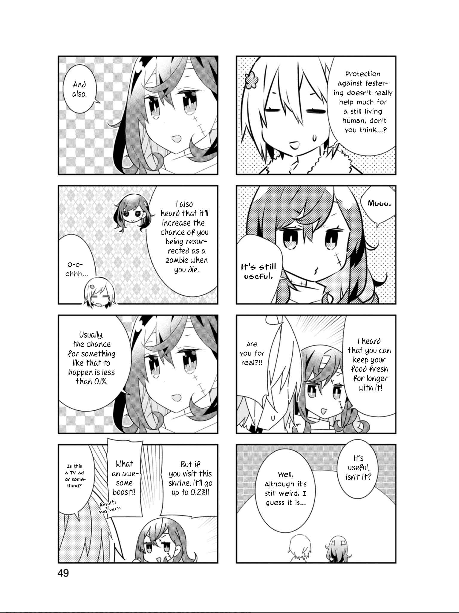 Page 4 Chapter 19 Adashino-san wa Sude ni Shinderu.