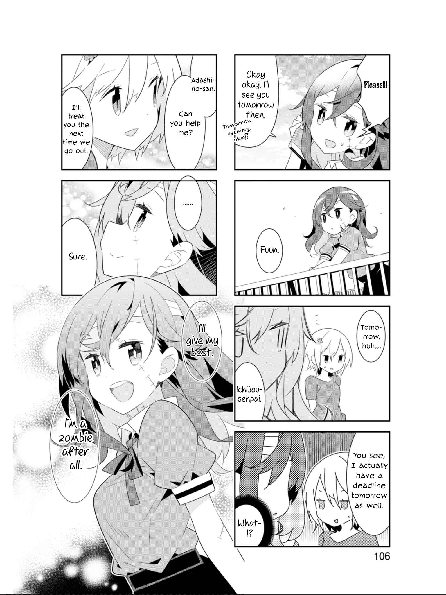 Page 9 Chapter 25 Adashino-san wa Sude ni Shinderu.
