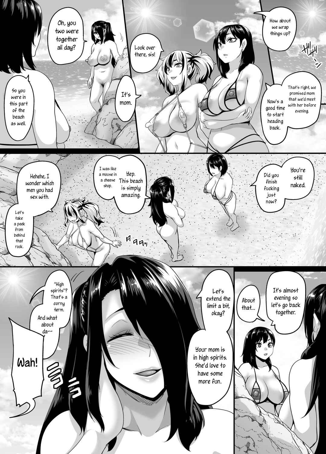 Page 71 Chapter 3 Kazoku Ryokou wa Yarimoku Beach de Sex Zanmai