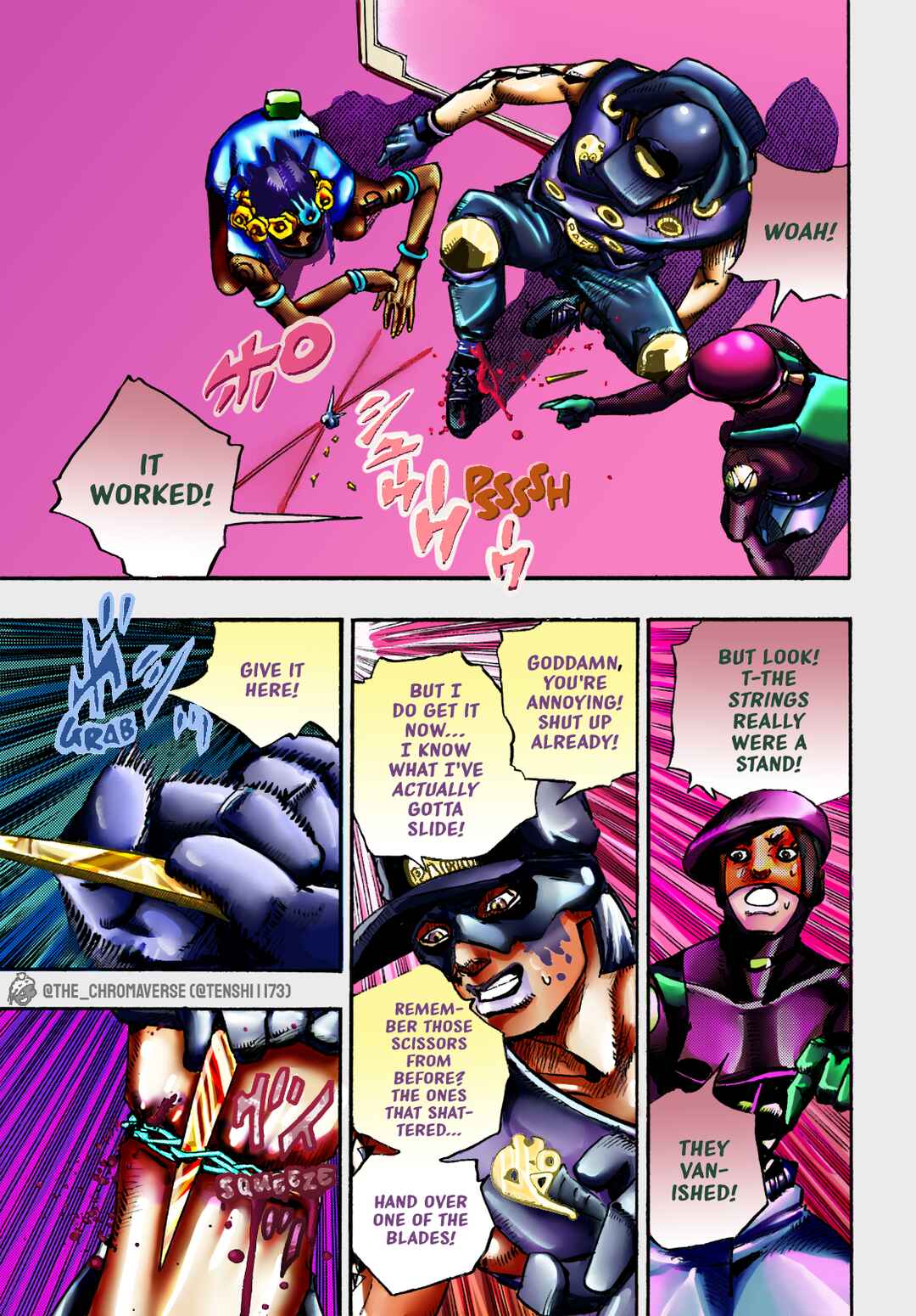 Page 14 Chapter 4 JoJos Bizarre Adventure Part 9 - The JOJOLands (Fan-Colored)
