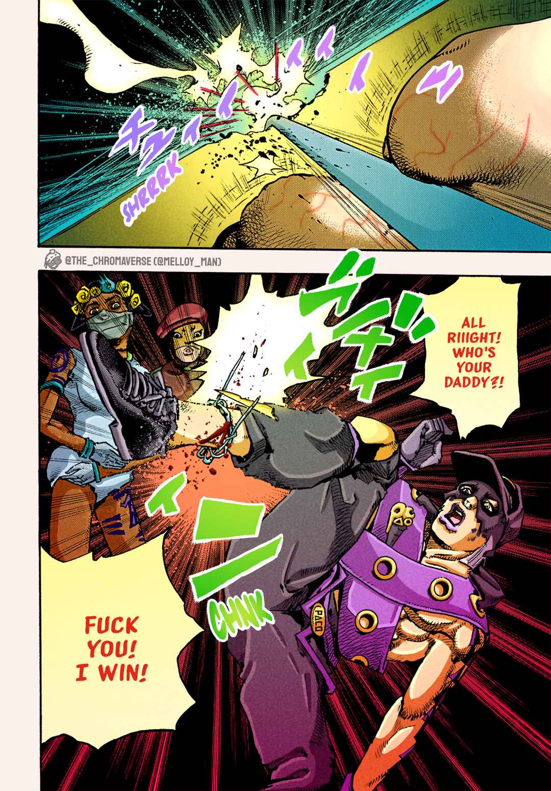 Page 17 Chapter 4 JoJos Bizarre Adventure Part 9 - The JOJOLands (Fan-Colored)