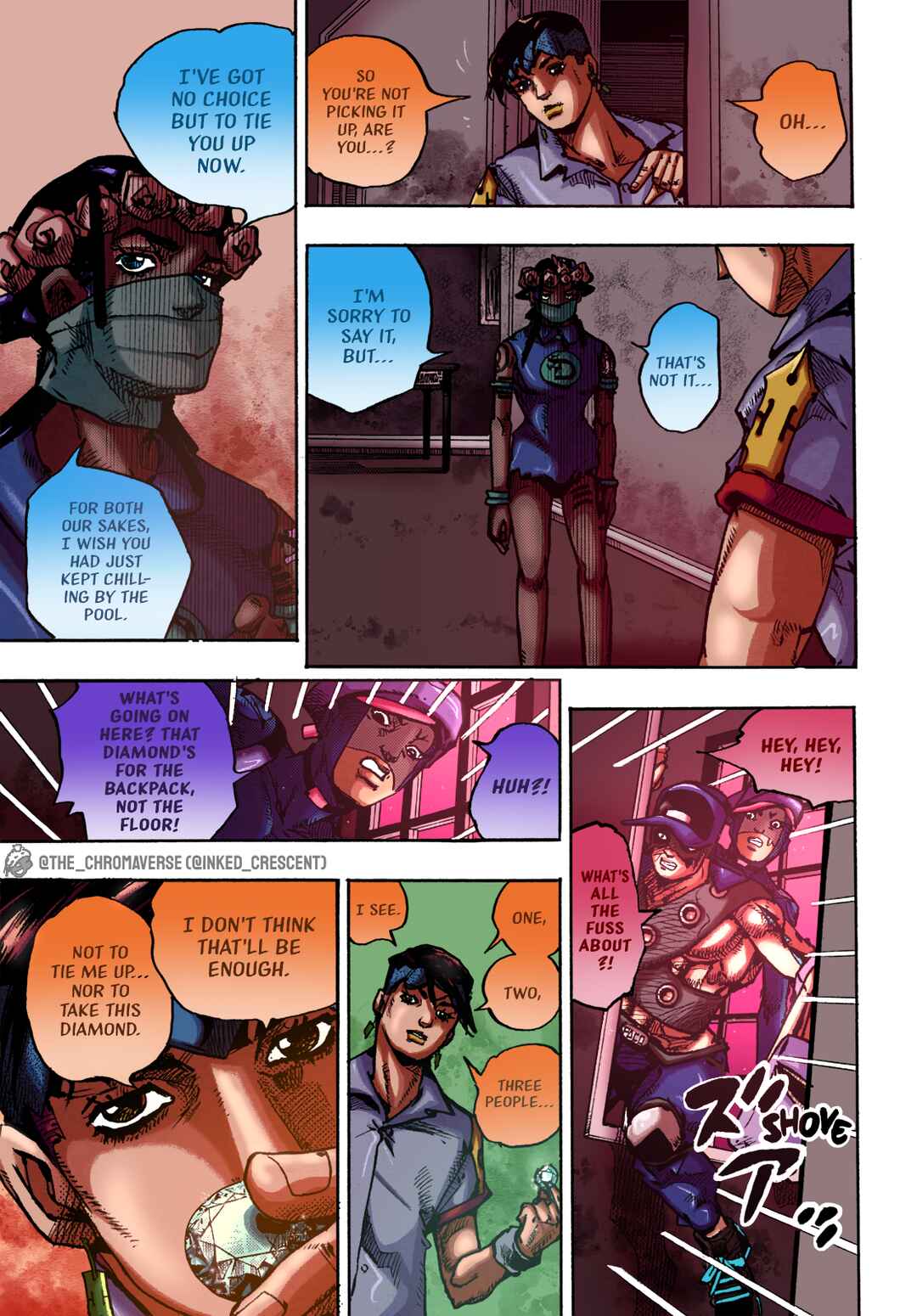Page 24 Chapter 4 JoJos Bizarre Adventure Part 9 - The JOJOLands (Fan-Colored)