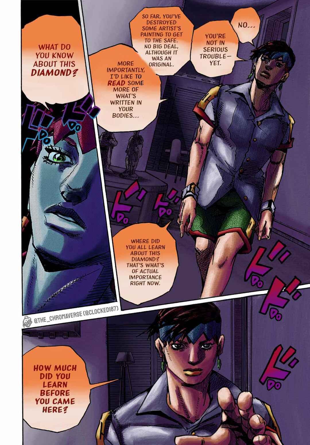 Page 27 Chapter 4 JoJos Bizarre Adventure Part 9 - The JOJOLands (Fan-Colored)