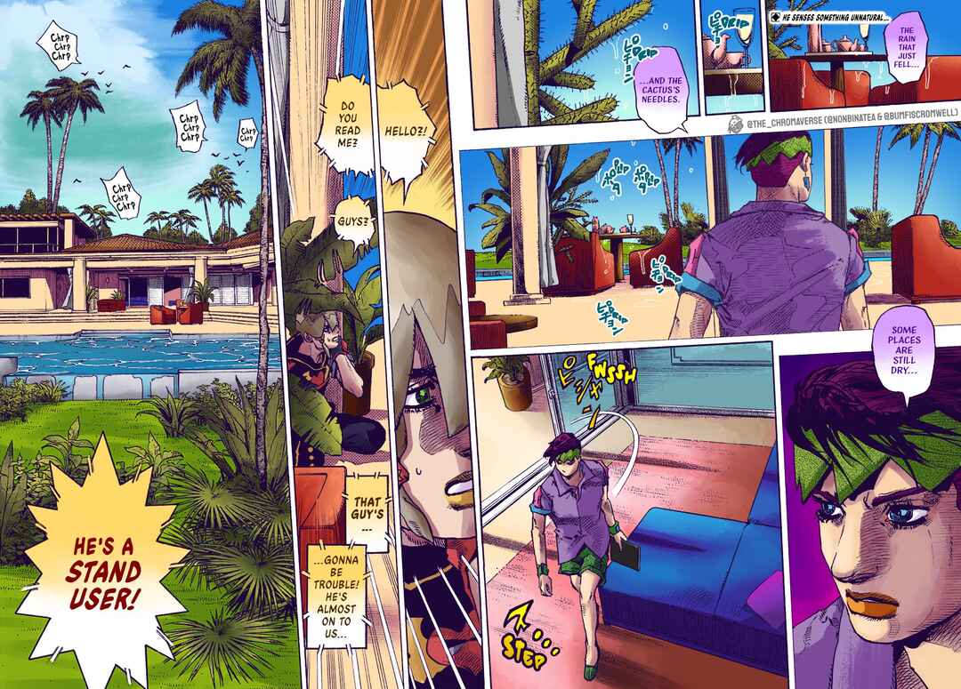 Page 3 Chapter 4 JoJos Bizarre Adventure Part 9 - The JOJOLands (Fan-Colored)