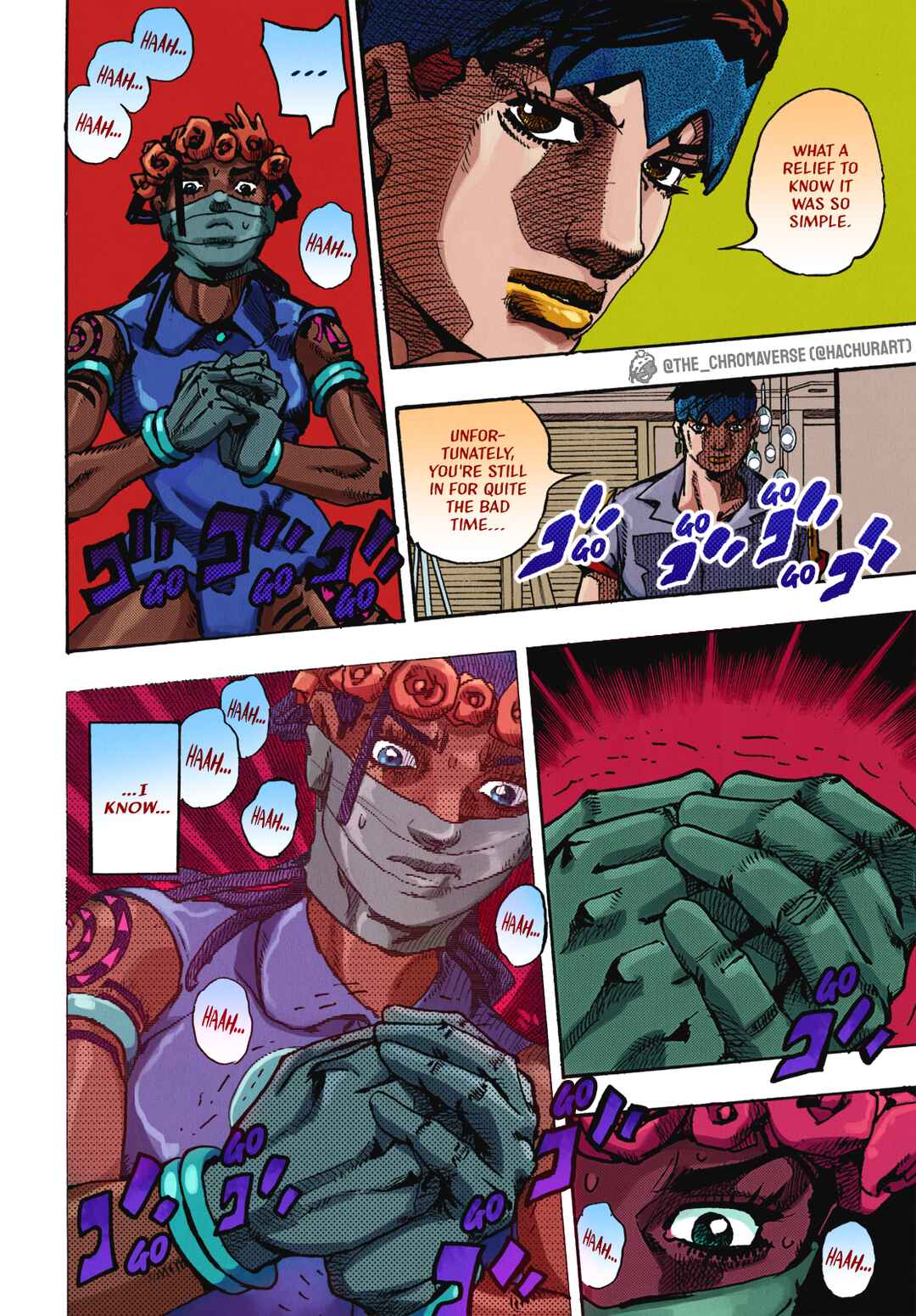 Page 35 Chapter 4 JoJos Bizarre Adventure Part 9 - The JOJOLands (Fan-Colored)