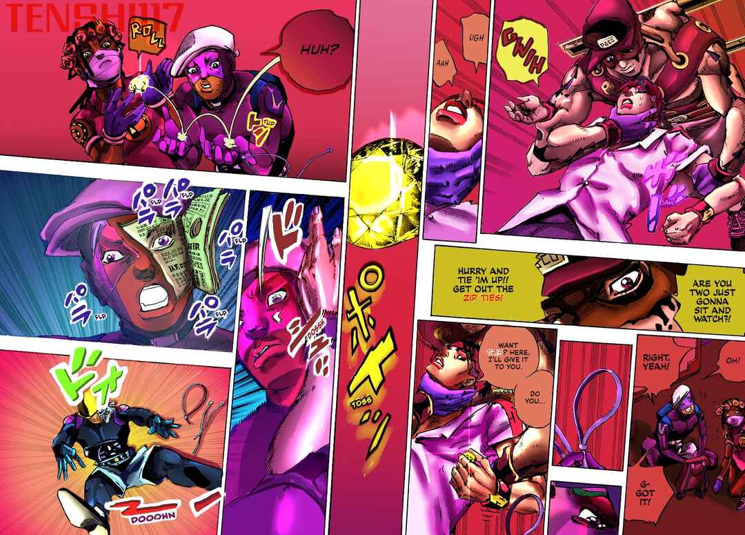 Page 47 Chapter 4 JoJos Bizarre Adventure Part 9 - The JOJOLands (Fan-Colored)