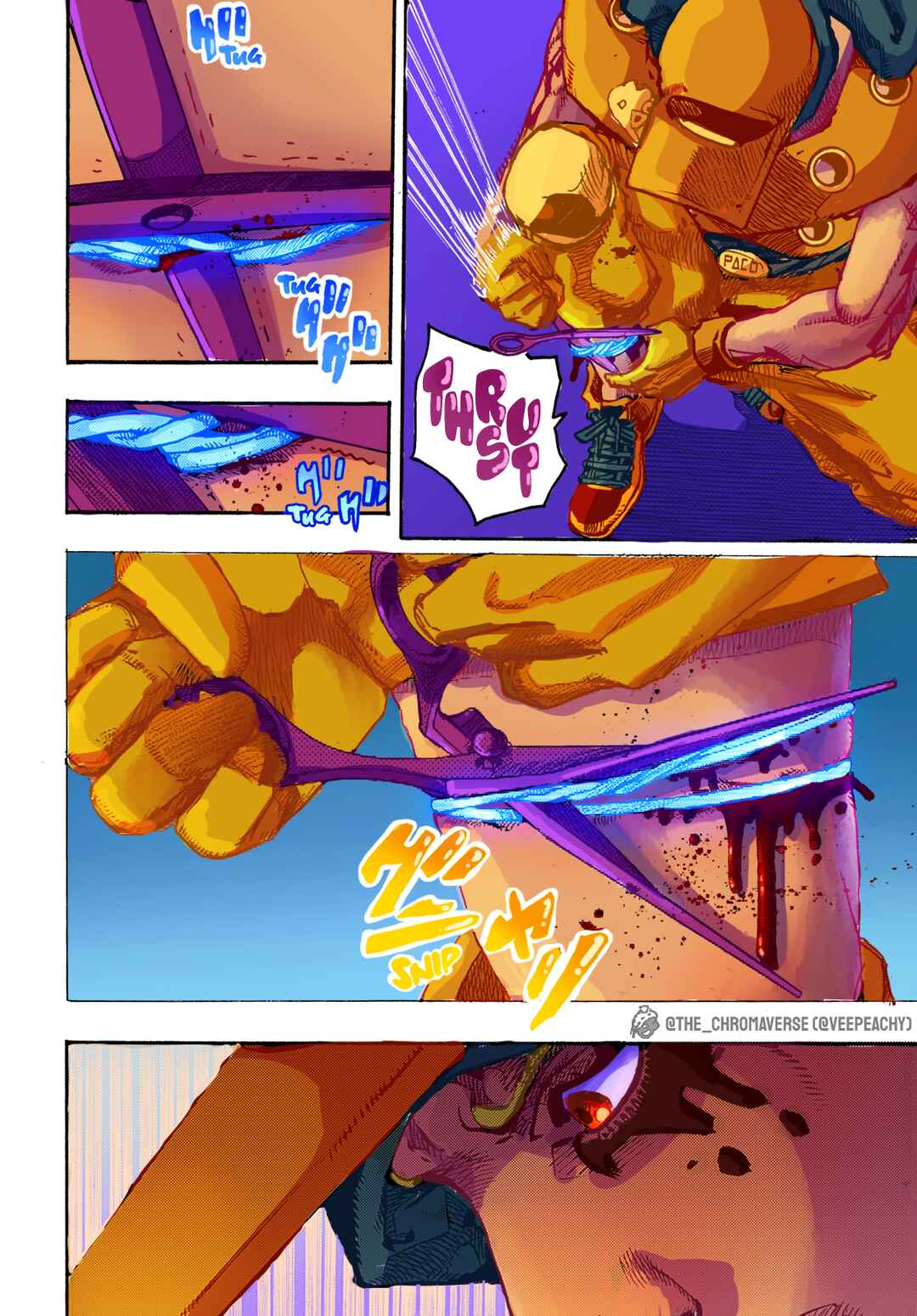 Page 6 Chapter 4 JoJos Bizarre Adventure Part 9 - The JOJOLands (Fan-Colored)