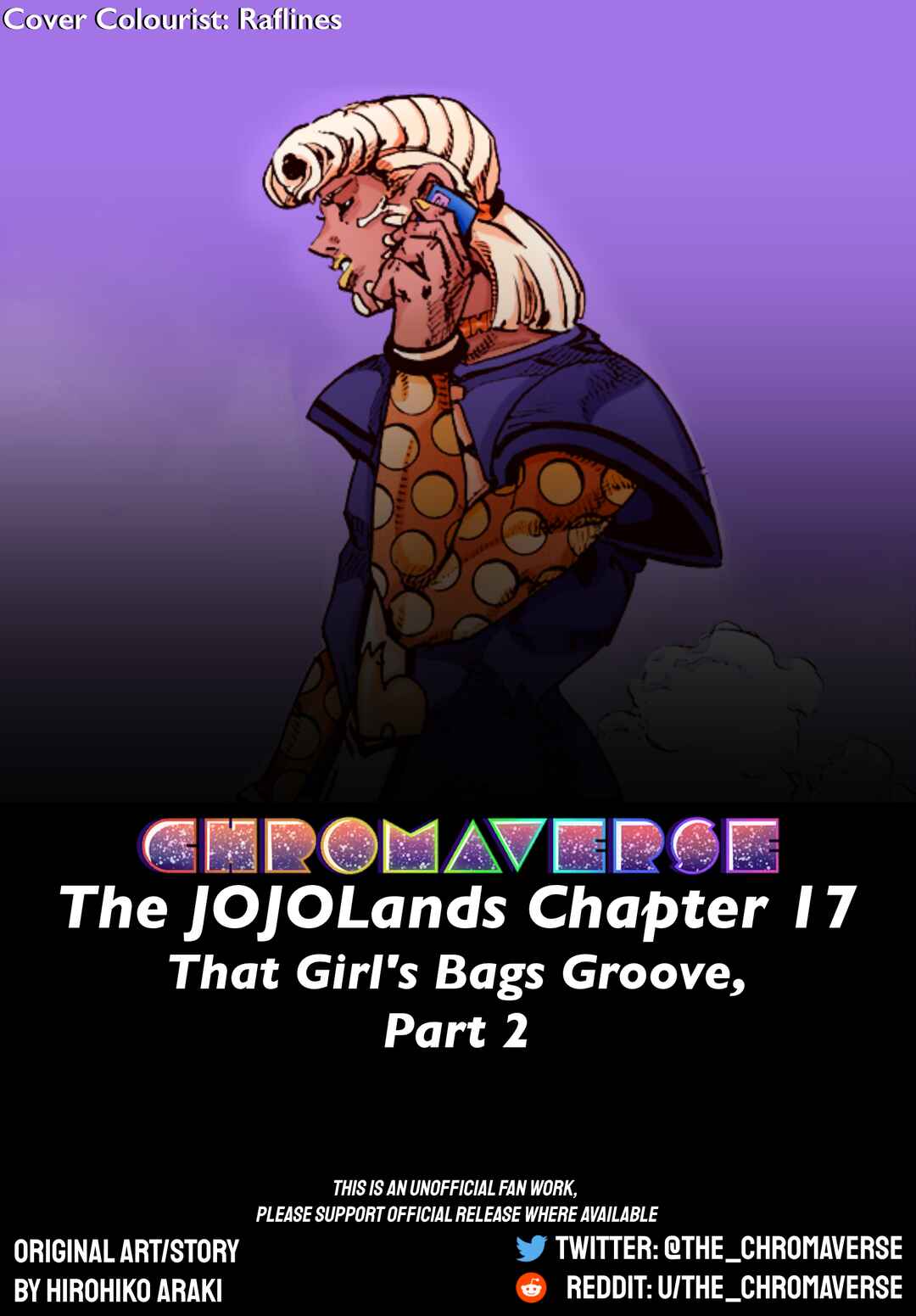 Page 1 Chapter 17 JoJos Bizarre Adventure Part 9 - The JOJOLands (Fan-Colored)
