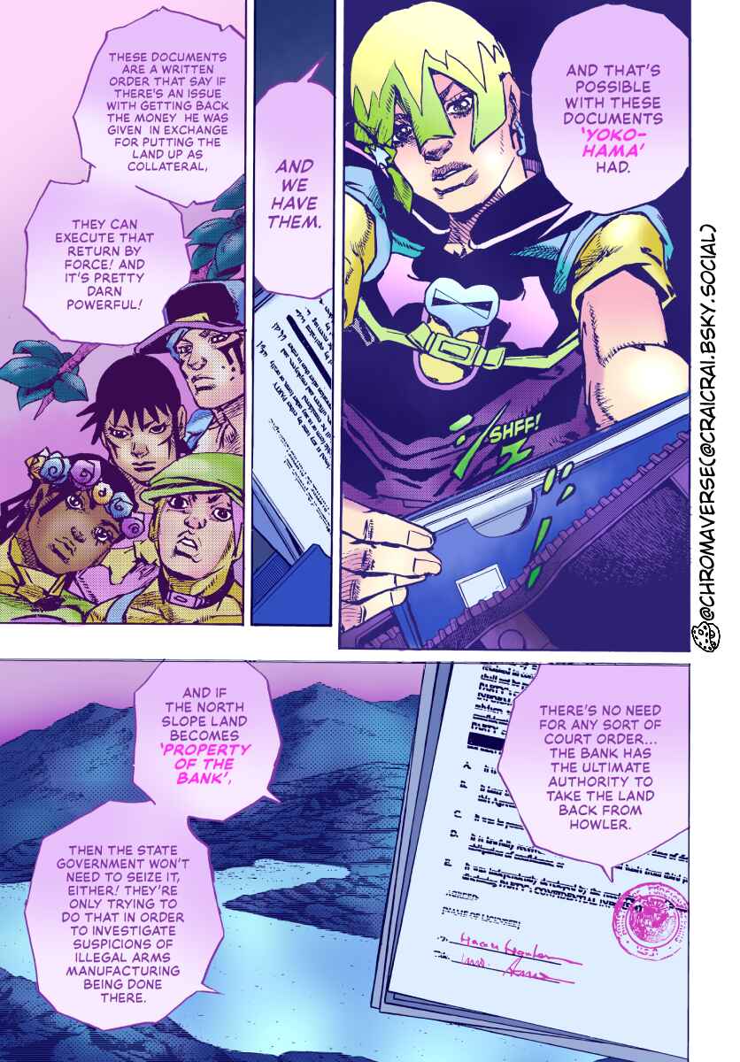 Page 11 Chapter 22 JoJos Bizarre Adventure Part 9 - The JOJOLands (Fan-Colored)