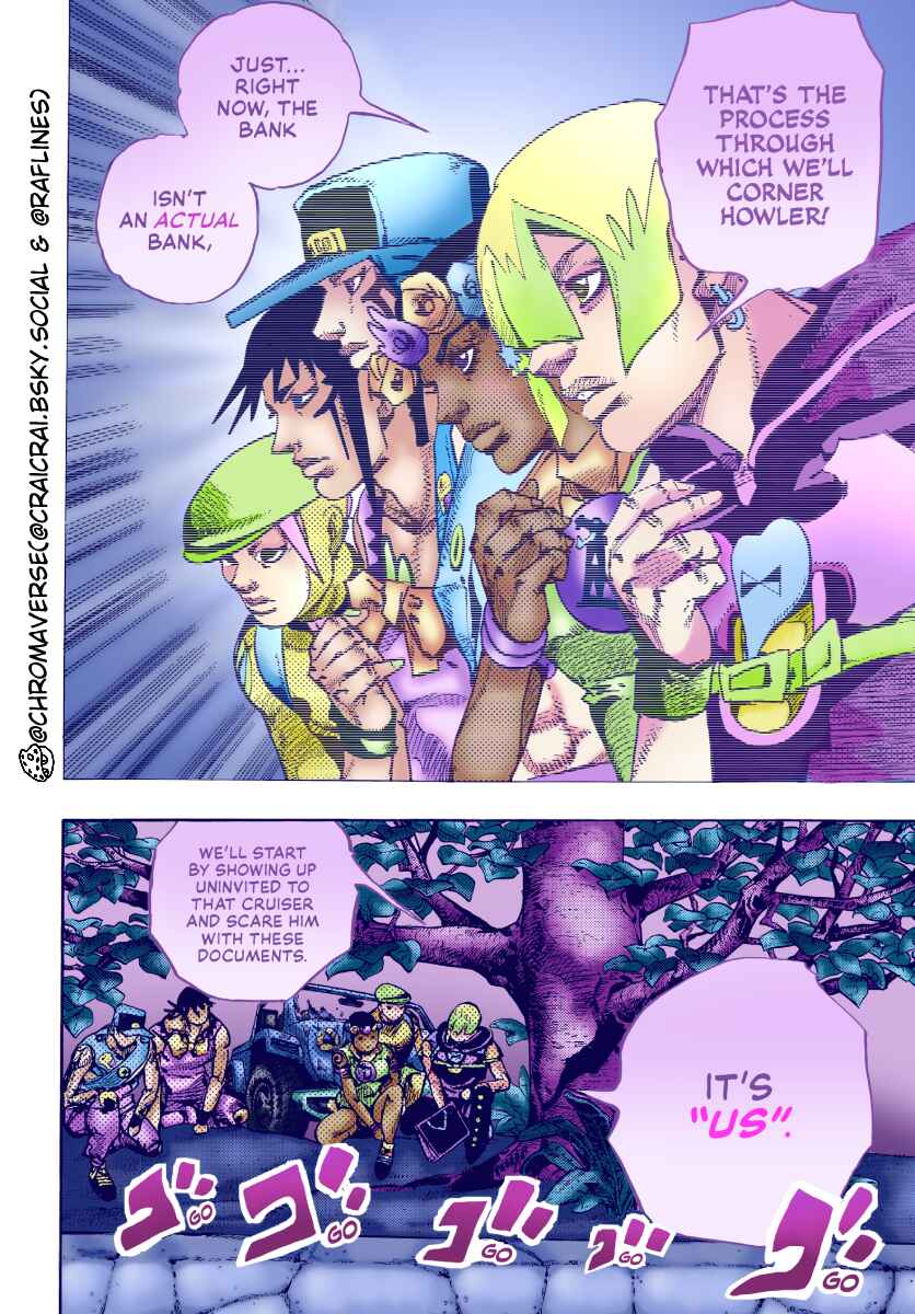 Page 12 Chapter 22 JoJos Bizarre Adventure Part 9 - The JOJOLands (Fan-Colored)