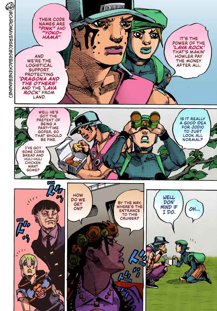 Page 15 Chapter 22 JoJos Bizarre Adventure Part 9 - The JOJOLands (Fan-Colored)