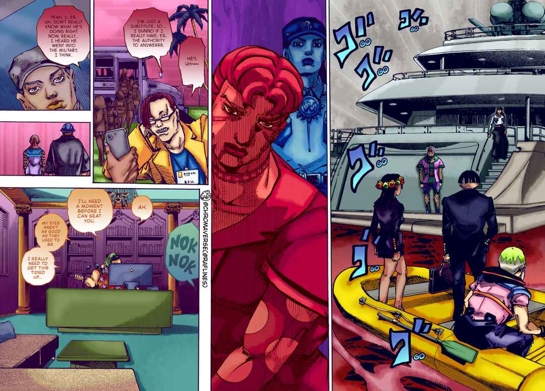 Page 20 Chapter 22 JoJos Bizarre Adventure Part 9 - The JOJOLands (Fan-Colored)