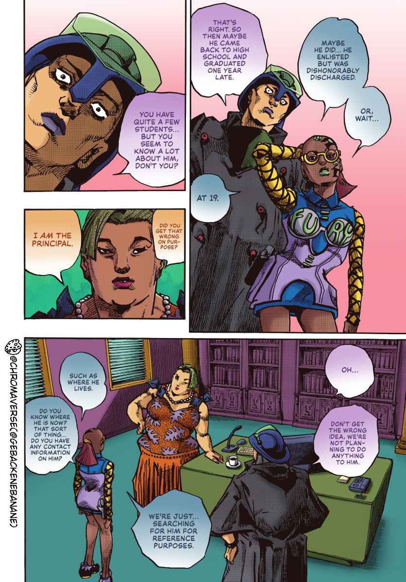 Page 23 Chapter 22 JoJos Bizarre Adventure Part 9 - The JOJOLands (Fan-Colored)