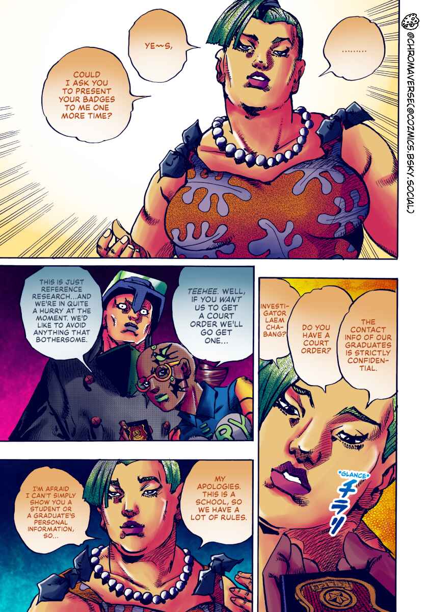 Page 24 Chapter 22 JoJos Bizarre Adventure Part 9 - The JOJOLands (Fan-Colored)