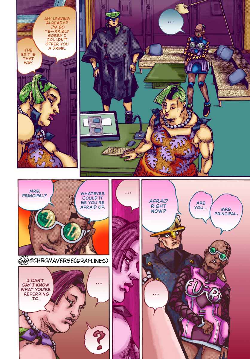 Page 25 Chapter 22 JoJos Bizarre Adventure Part 9 - The JOJOLands (Fan-Colored)