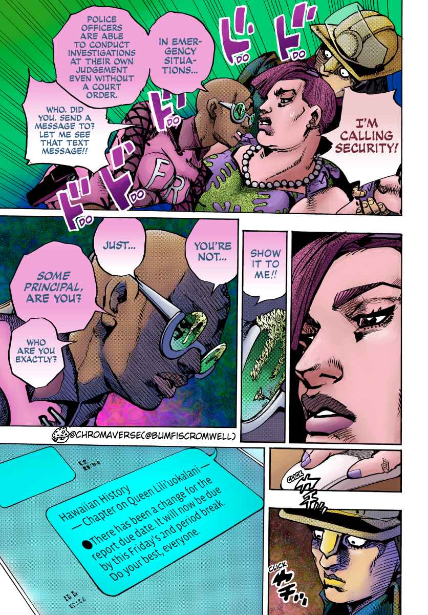 Page 29 Chapter 22 JoJos Bizarre Adventure Part 9 - The JOJOLands (Fan-Colored)