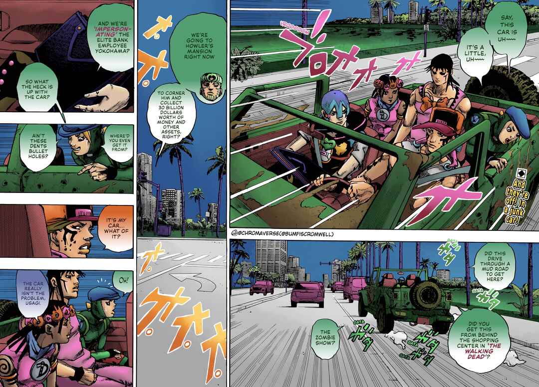 Page 3 Chapter 22 JoJos Bizarre Adventure Part 9 - The JOJOLands (Fan-Colored)