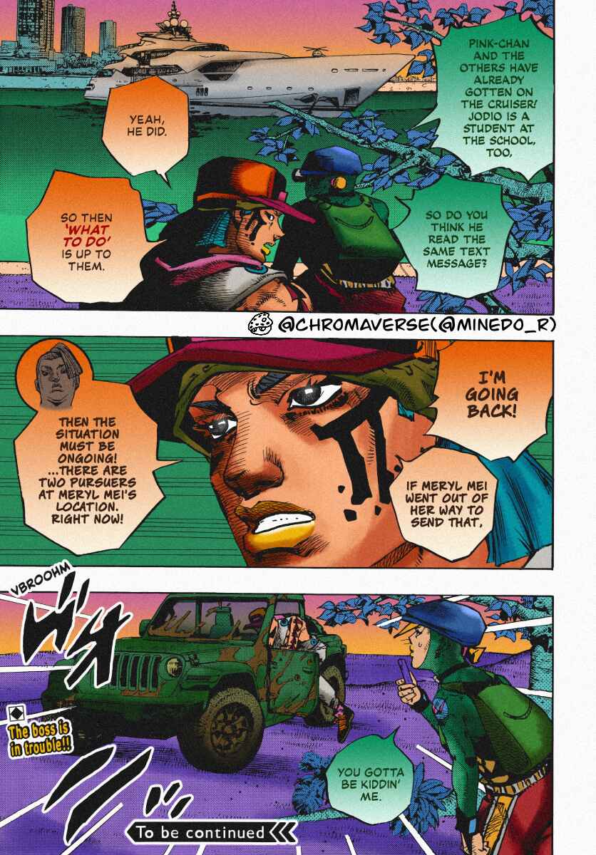 Page 37 Chapter 22 JoJos Bizarre Adventure Part 9 - The JOJOLands (Fan-Colored)