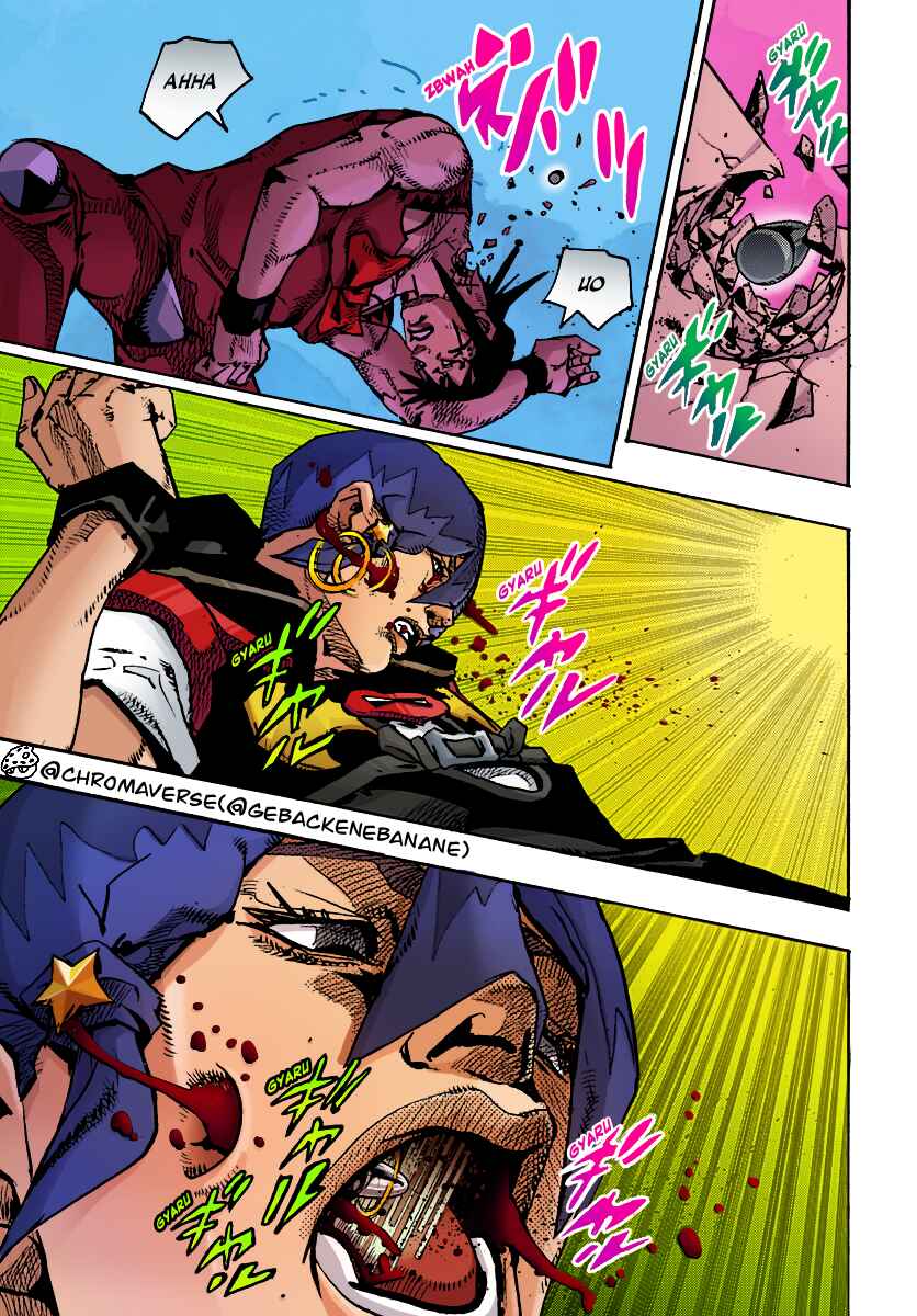Page 11 Chapter 18 JoJos Bizarre Adventure Part 9 - The JOJOLands (Fan-Colored)