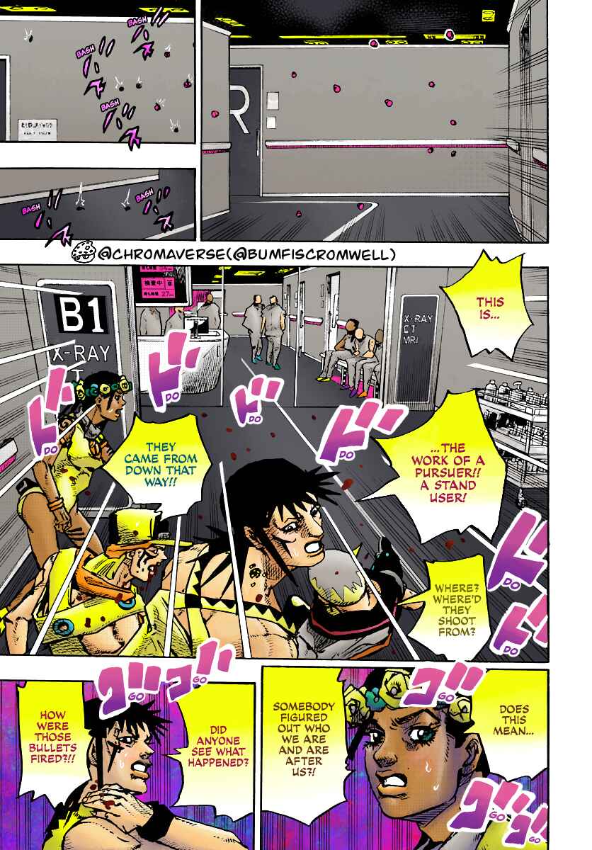 Page 13 Chapter 18 JoJos Bizarre Adventure Part 9 - The JOJOLands (Fan-Colored)