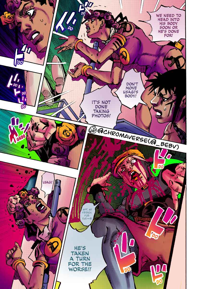 Page 33 Chapter 18 JoJos Bizarre Adventure Part 9 - The JOJOLands (Fan-Colored)