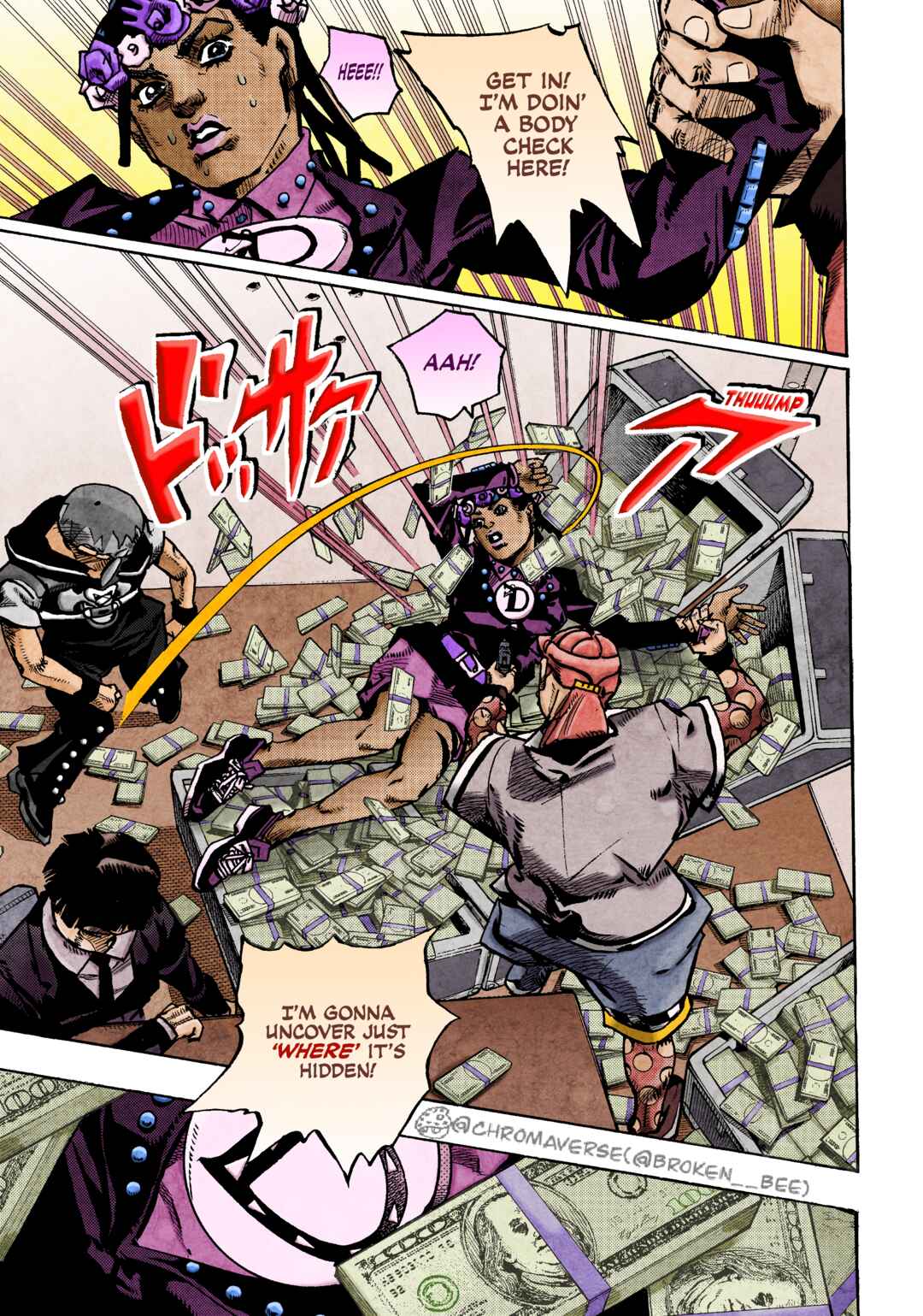 Page 12 Chapter 24 JoJos Bizarre Adventure Part 9 - The JOJOLands (Fan-Colored)