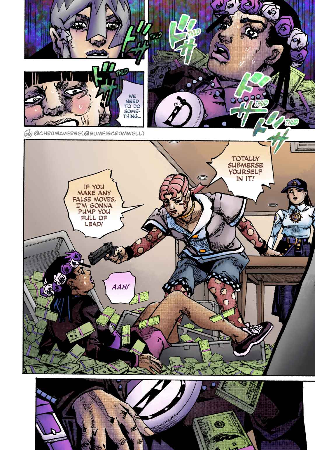Page 13 Chapter 24 JoJos Bizarre Adventure Part 9 - The JOJOLands (Fan-Colored)