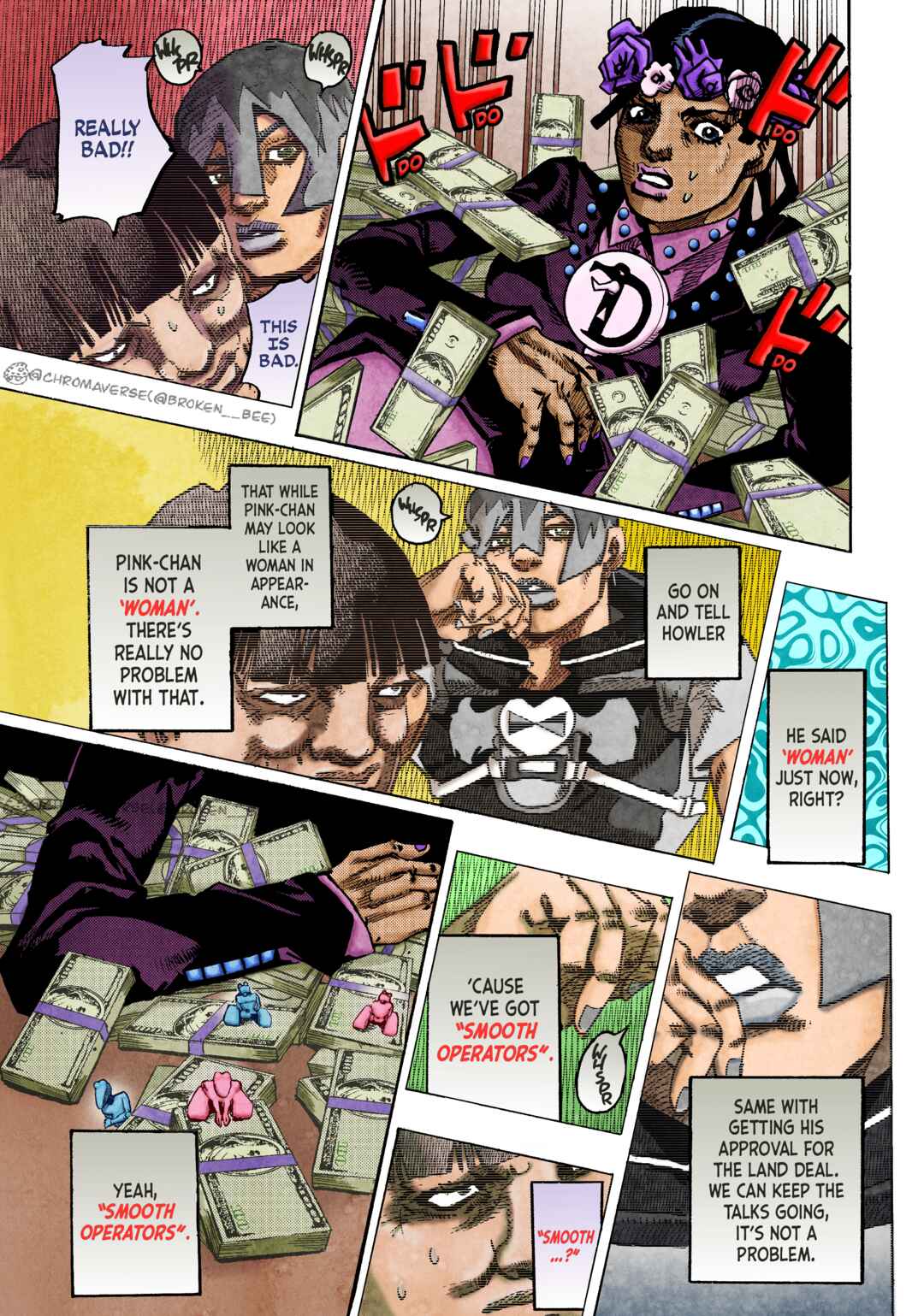 Page 14 Chapter 24 JoJos Bizarre Adventure Part 9 - The JOJOLands (Fan-Colored)