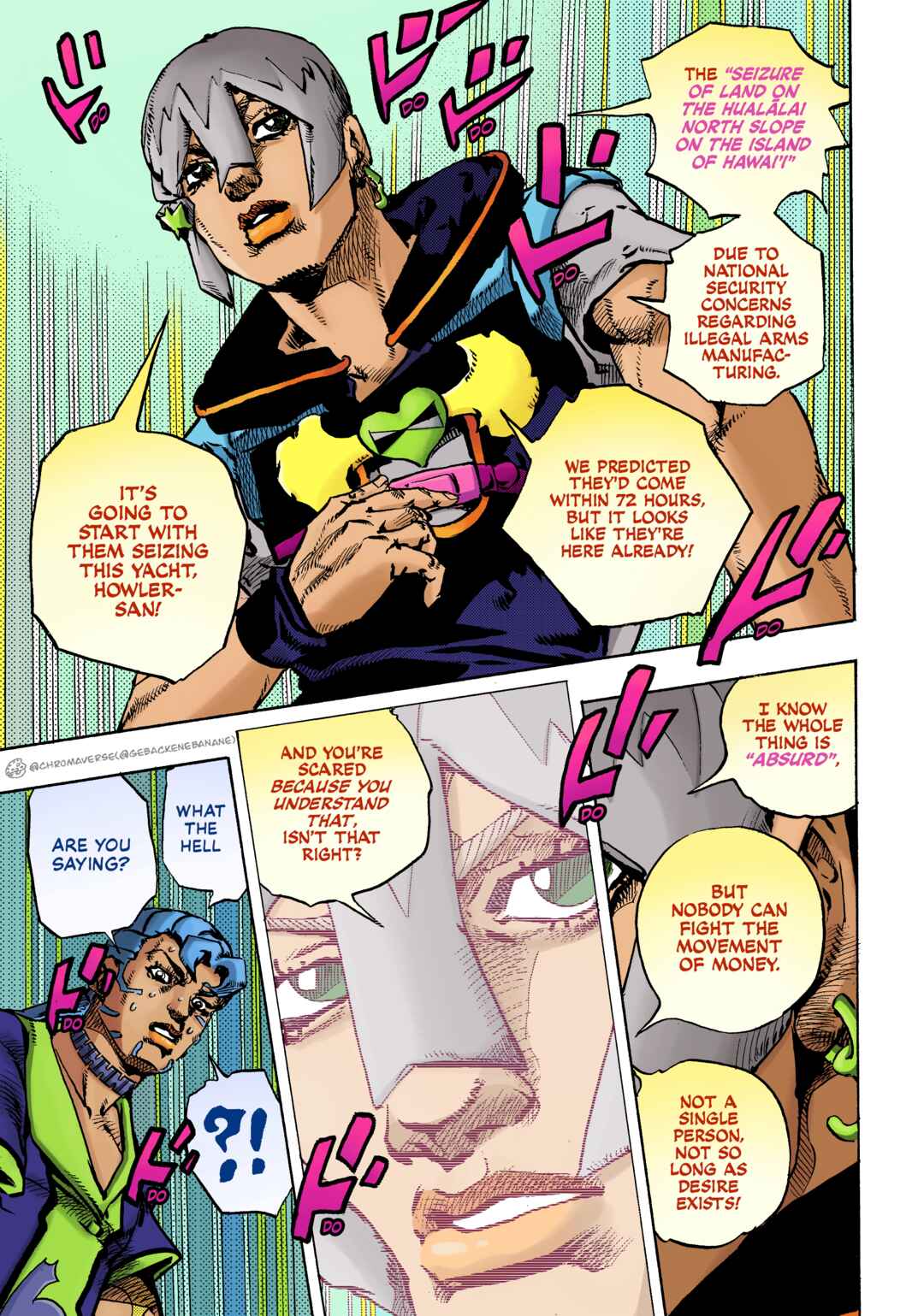 Page 25 Chapter 24 JoJos Bizarre Adventure Part 9 - The JOJOLands (Fan-Colored)