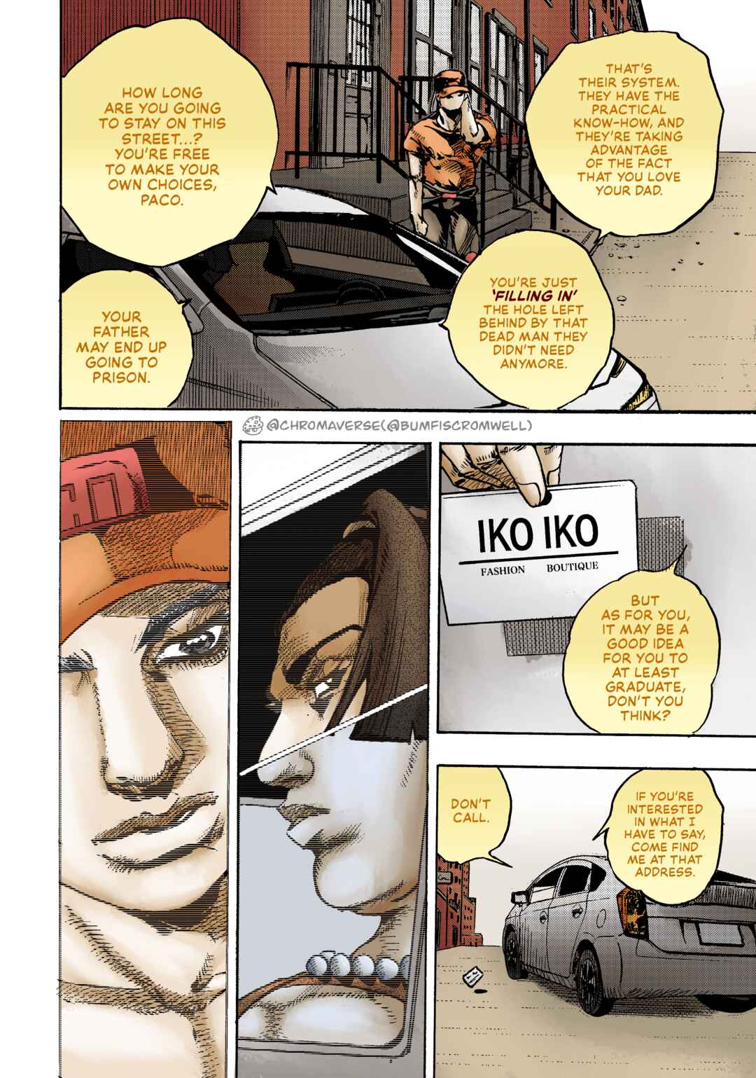 Page 35 Chapter 24 JoJos Bizarre Adventure Part 9 - The JOJOLands (Fan-Colored)