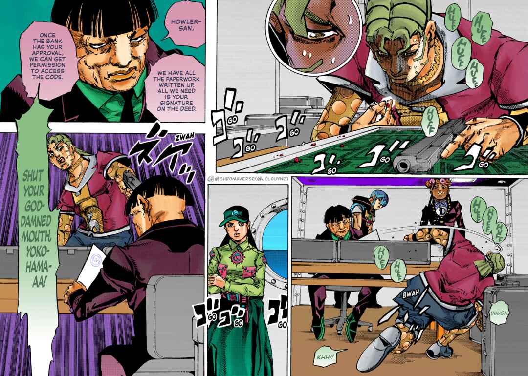 Page 4 Chapter 24 JoJos Bizarre Adventure Part 9 - The JOJOLands (Fan-Colored)
