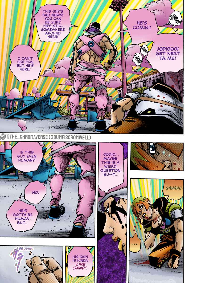 Page 18 Chapter 10 JoJos Bizarre Adventure Part 9 - The JOJOLands (Fan-Colored)